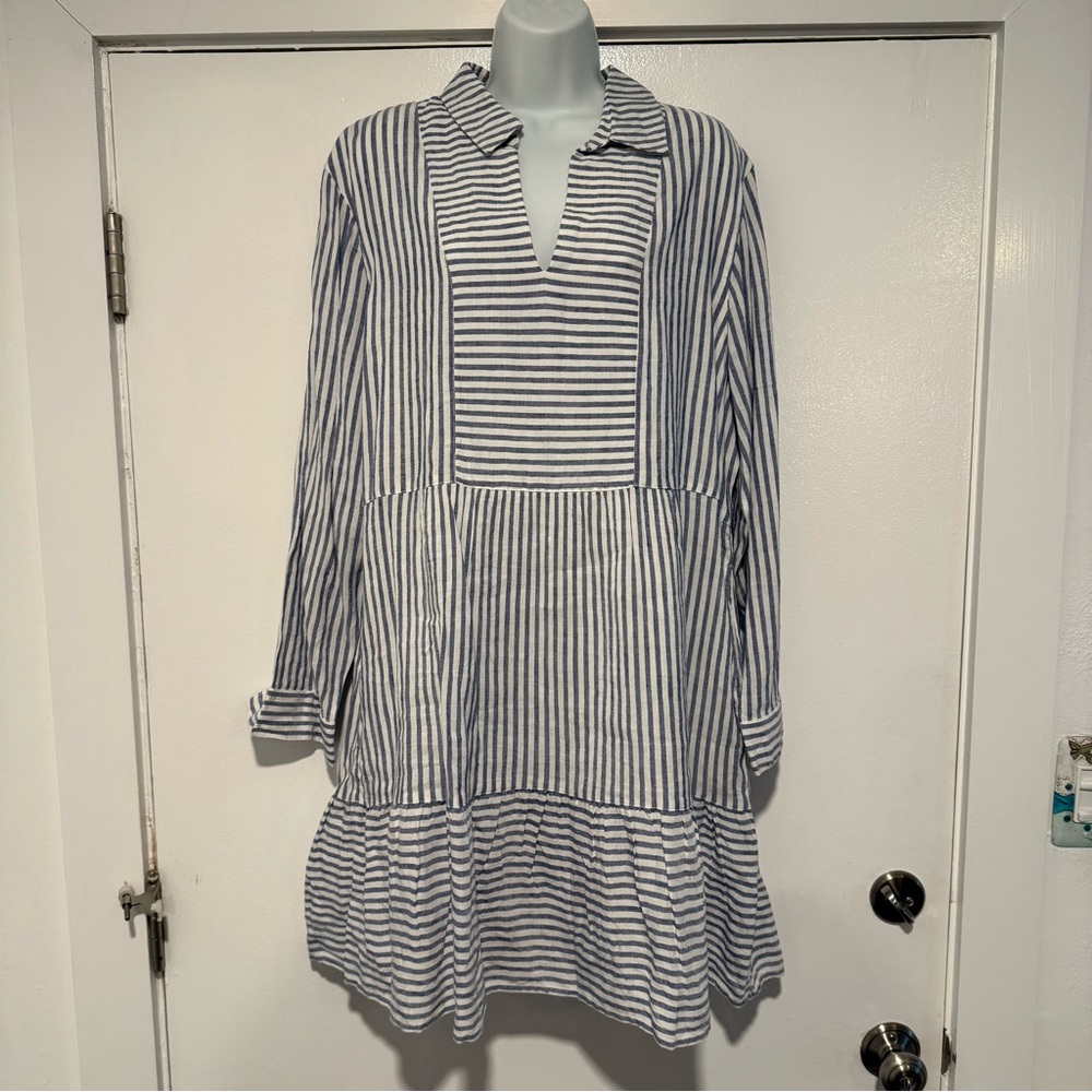 Tommy Bahama Striped Tunic Dress Sz. XL NWT 🌴